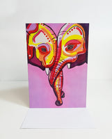 Elephant Greeting Card 'Tangled in love'