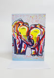Elephant Greeting Card 'A love like no other'