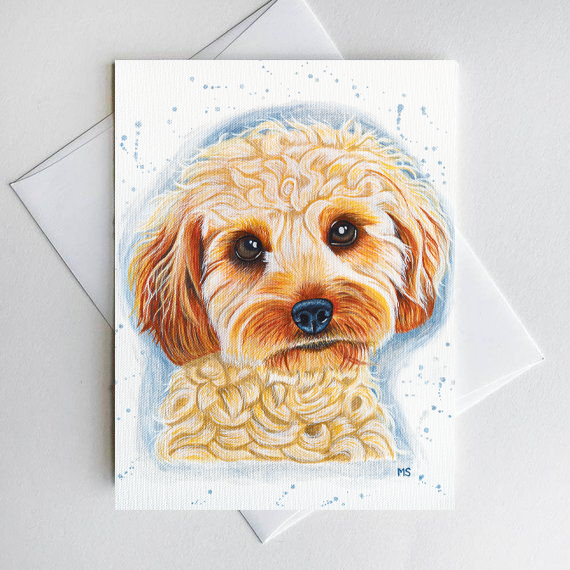 Dog Greeting Card