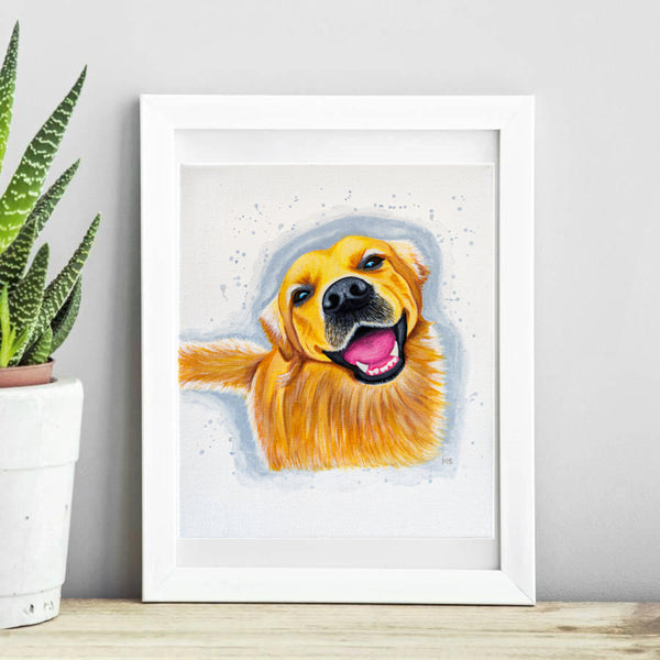 Dog 'Pet Portrait' print
