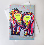 Elephant Greeting Card 'A love like no other'